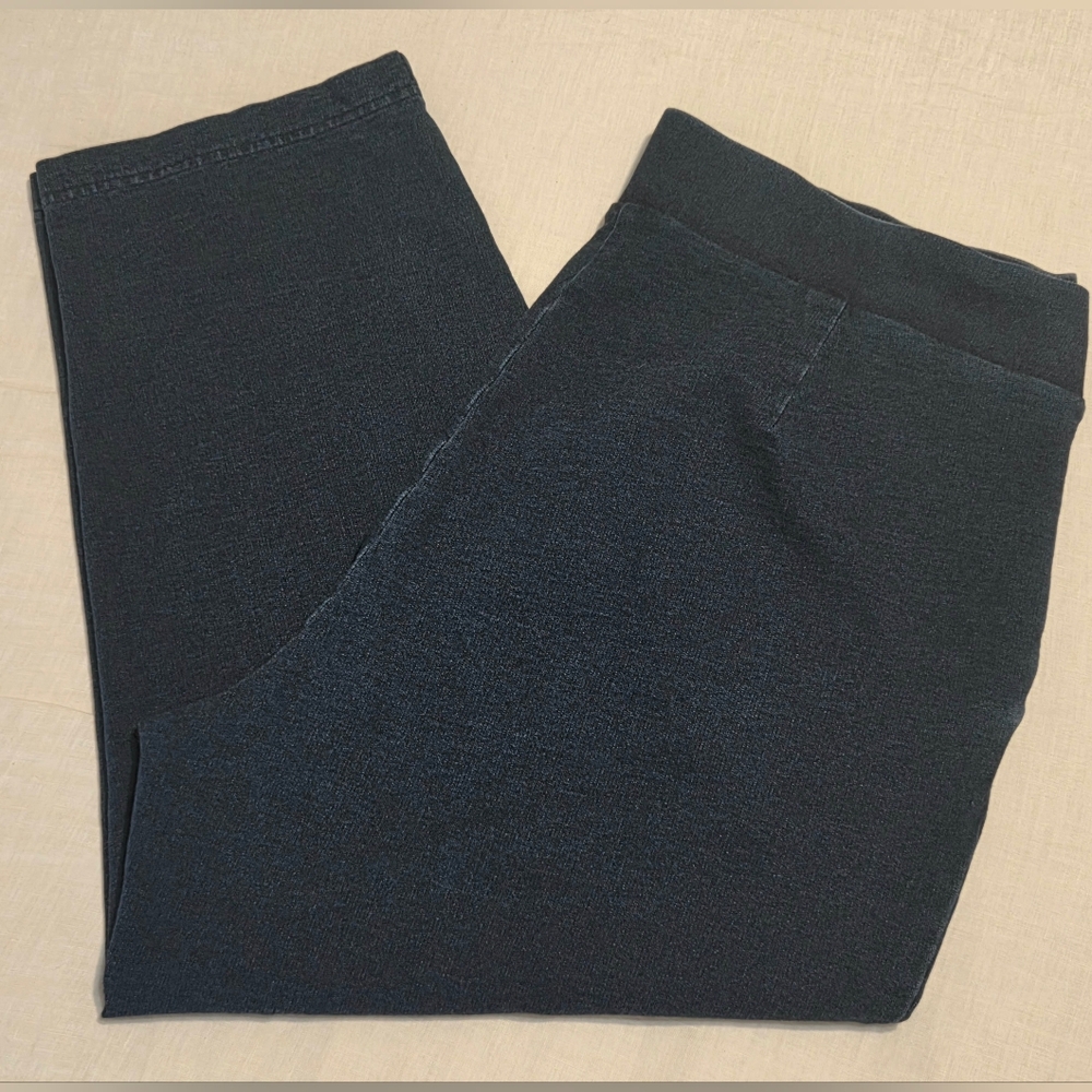 Pure Jill Indigo Slim Crops - Picture 2 of 15
